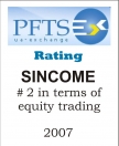 No. 2 Broker by Equity Trading Volume - PFTS 2007 